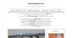 Desktop Screenshot of nuclearweaponsfree.org